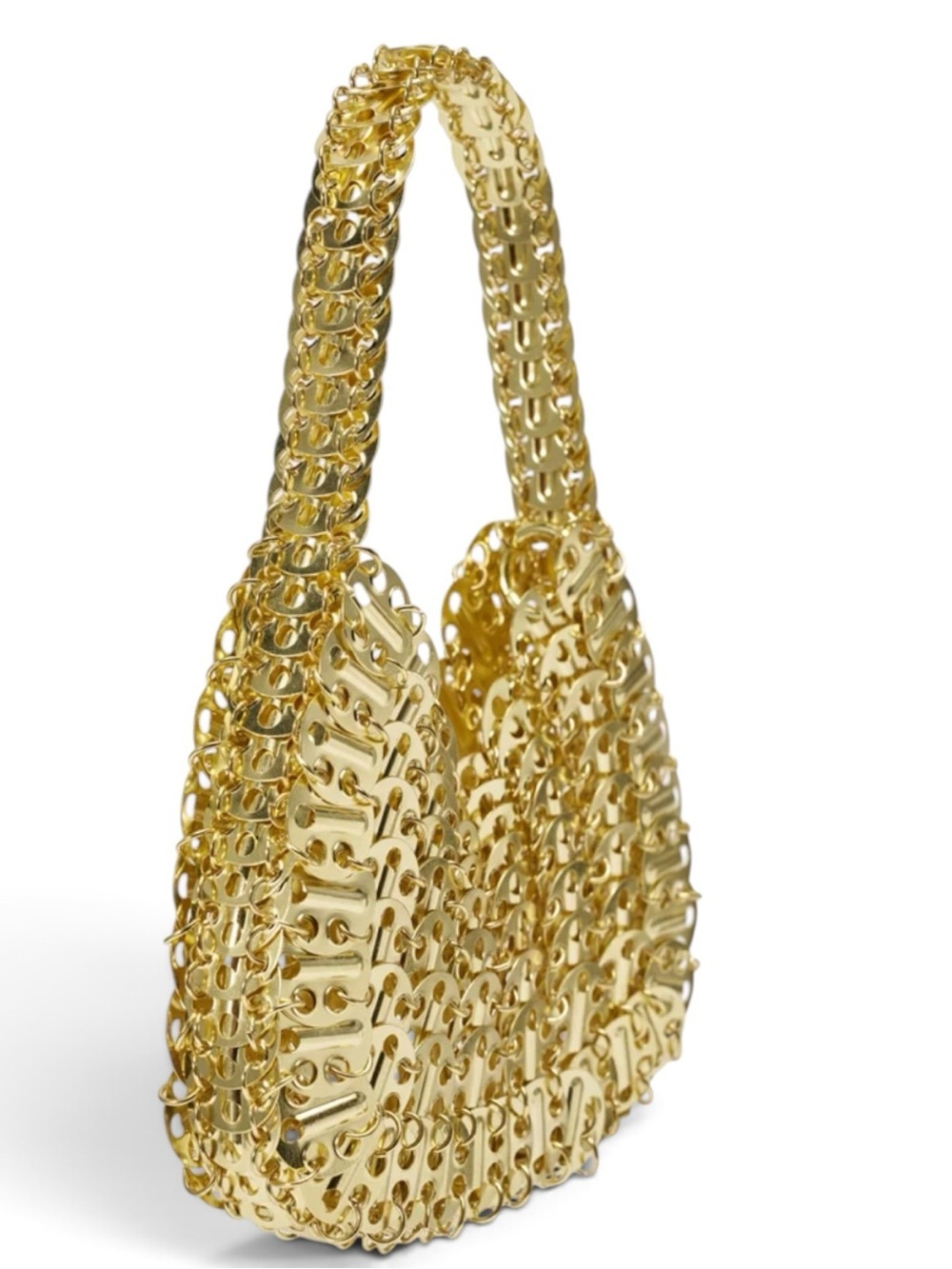 🔥🔥AKIRA Gold Chain-Link Shoulder Bag